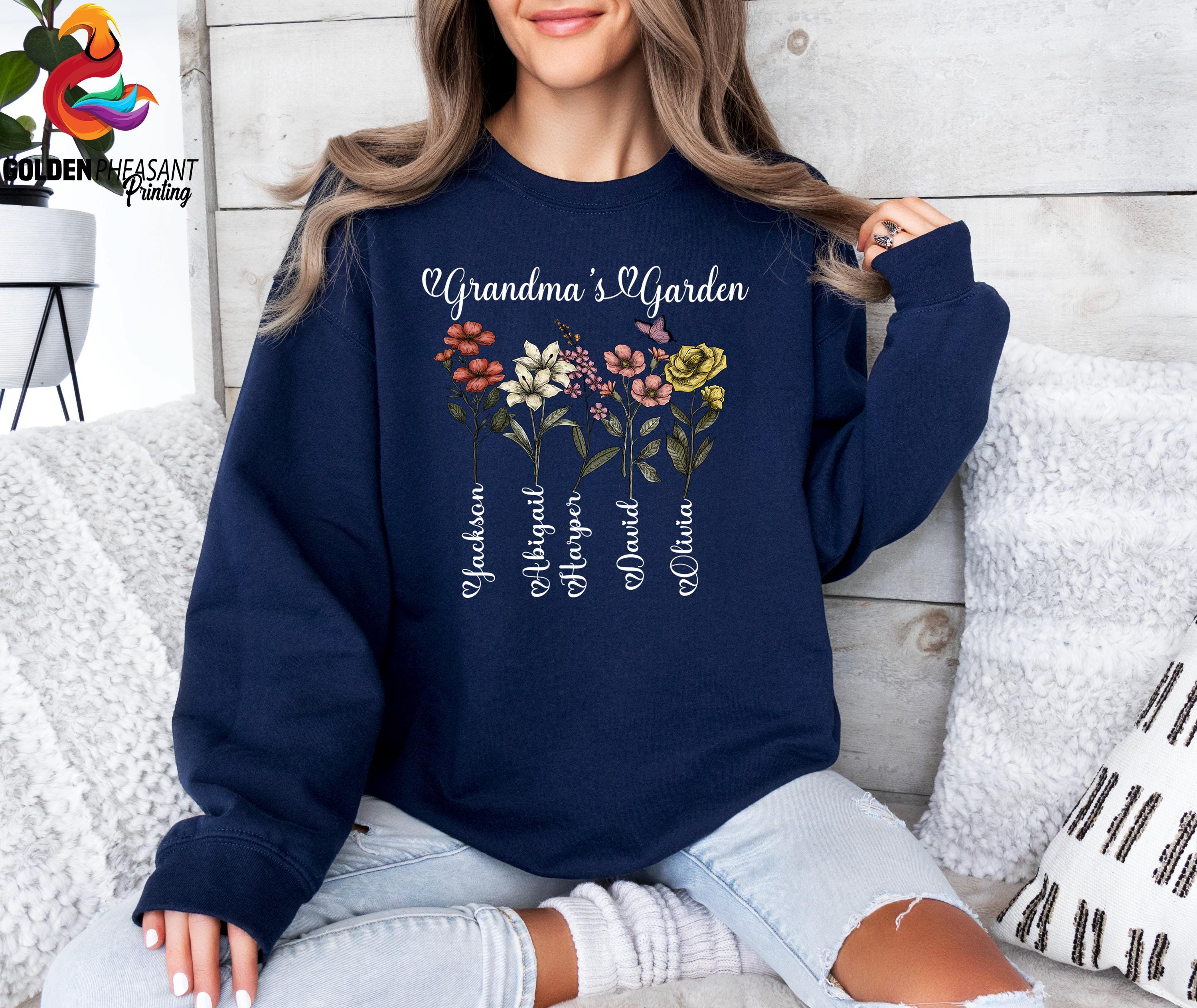 personalized mamas garden shirt with birth month flowers custom mom tee unique gift for moms and mothers day otjcp scaled