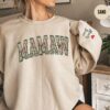 personalized mamaw sweatshirt with kid name floral crewneck custom grandma christmas sweater for unique gifts kv1er