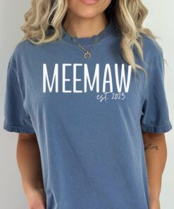 personalized meemaw shirt established 2025 unique gifts for grandmother best meemaw shirt for special occasions m0md3