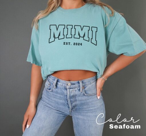 personalized mimi shirt for grandma mothers day gifts cute t shirt best mom ever shirt unique mom life apparel