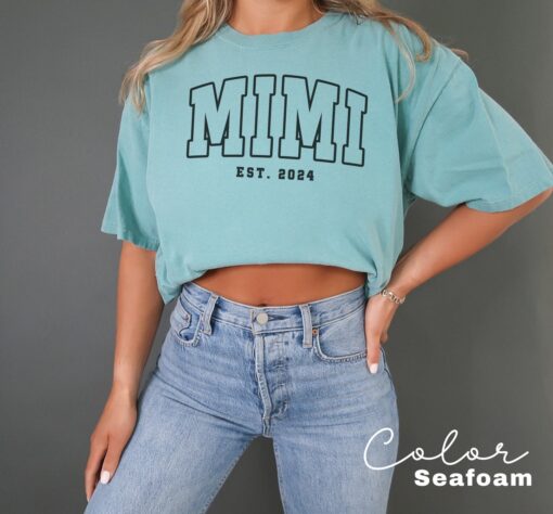 personalized mimi shirt for mothers day gifts grandma t shirt best mom ever shirt cute mom life tee ewfya