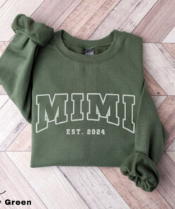 personalized mimi sweatshirt for grandma life best mom ever shirt mothers day gift new mom pregnancy reveal tee xagtz