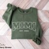 personalized mimi sweatshirt for grandma life best mom ever shirt mothers day gifts new mom est pregnancy reveal kfasd