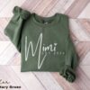 personalized mimi sweatshirt for grandma life best mothers day shirt new mom shirt est pregnancy reveal 2024 lihbm