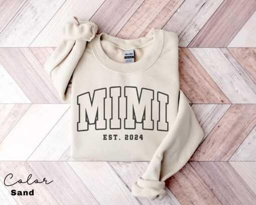 personalized mimi sweatshirt for grandma life funny mom shirt mothers day gift new mom pregnancy reveal shirt tncjr