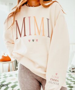 personalized mimi sweatshirt with grandkids names custom grandma shirt for mothers day unique mimi gifts jlgvf