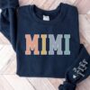 personalized mimi sweatshirt with grandkids names custom grandma sweatshirt unique gift for grandmother and mimi zw9sz