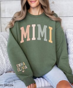 personalized mimi sweatshirt with grandkids names for mothers day christmas gift grandma shirt unique design 5jymp