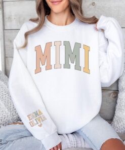 personalized mimi sweatshirt with grandkids names for mothers day christmas gift grandma shirt unique design dktp7