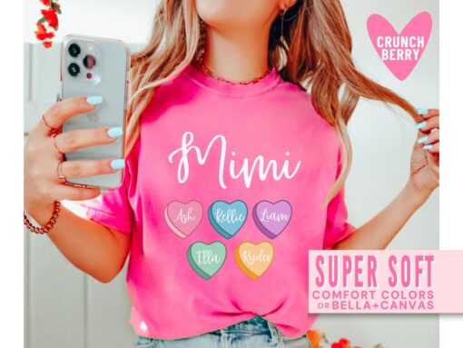 personalized mimi valentines day shirt with grandkid names cute grandma shirt for valentines day gifts from grandchildren rttos scaled
