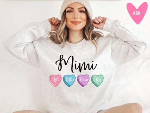 personalized mimi valentines day sweatshirt with grandkid names unique grandma gift for valentines day 2csx6 scaled