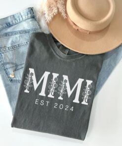 personalized mimi wildflowers shirt for grandma unique mothers day gift custom mimi est shirt christmas gift idea lhgkv