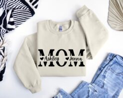 personalized mom sweatshirt unique mothers day gift for new moms funny mommy shirt best mom ever apparel edzj2