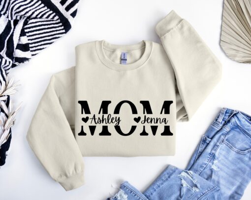 personalized mom sweatshirt unique mothers day gift for new moms funny mommy shirt best mom ever apparel edzj2