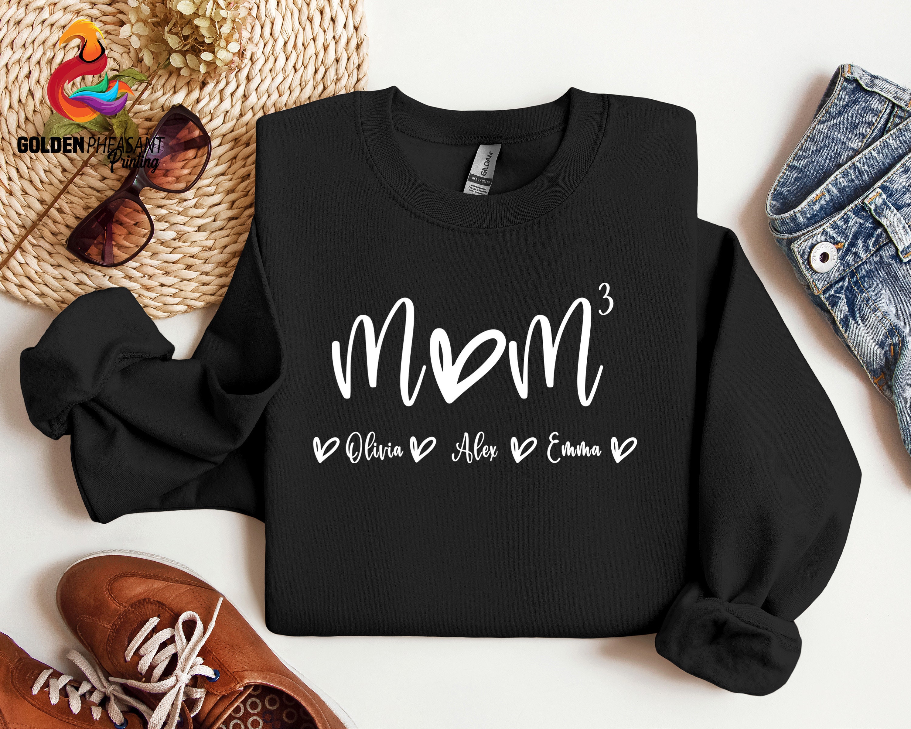 personalized mom sweatshirt with kids names best mom ever shirt custom mothers day gift unique mom life shirt kelno scaled