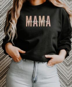 personalized mom sweatshirt with kids names for mothers day unique gift for moms funny mom life shirt 5jl6i