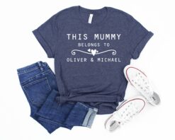 personalized mommy t shirt this mommy belongs to custom mom shirt for mothers day or birthday unique mama gift dfhea