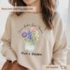 personalized moms garden shirt with birth flowers and kids names for mothers day custom sweatshirt hoodie for moms tqtm4