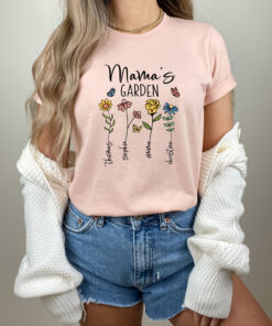 personalized mothers day shirt custom mom gift mamas garden t shirt customized mom tee for best mom ever aoxfp