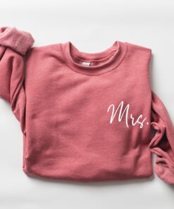 personalized mr and mrs sweatshirt for newlyweds custom wifey and hubby hoodie wedding party outfit honeymoon apparel s8hab