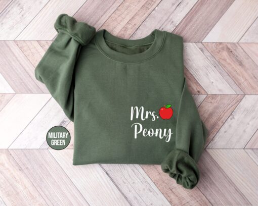 personalized mrs name sweatshirt with dates on sleeve for brides bachelorette party outfit and anniversary gift jtwnq scaled