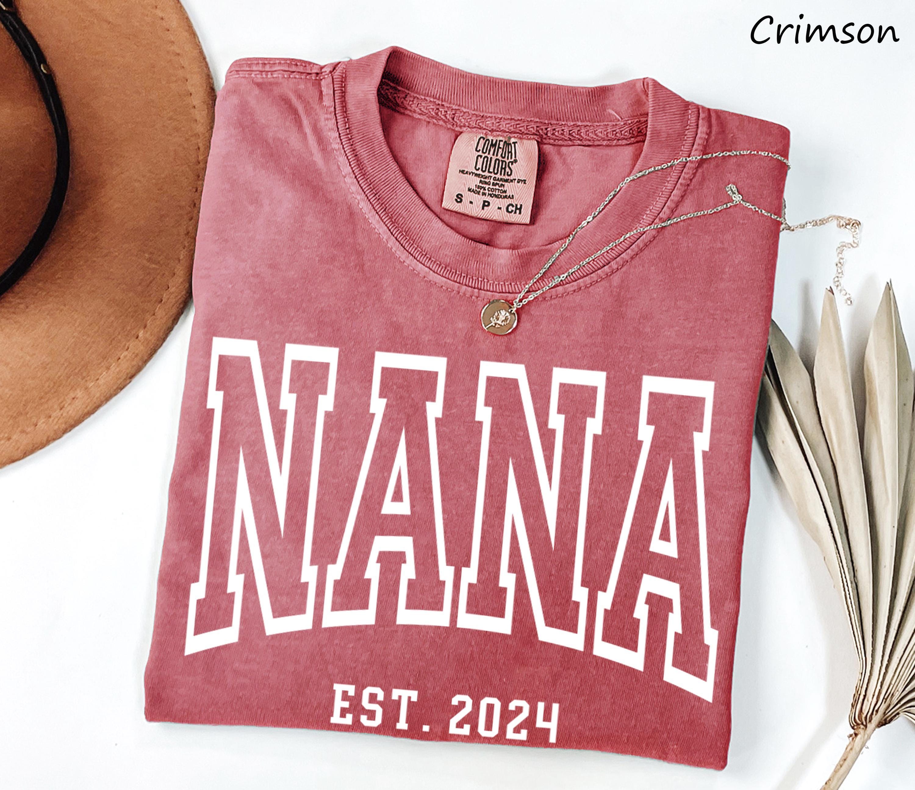 personalized nana shirt est grandma shirt custom mothers day gift christmas nana t shirt unique gift for nana ywd3d scaled