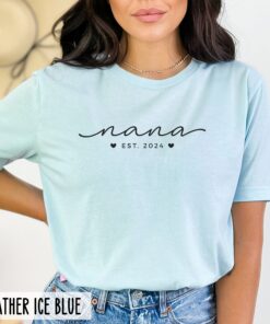 personalized nana shirt gift for grandma from grandkids best nana birthday and mothers day gift idea r481z