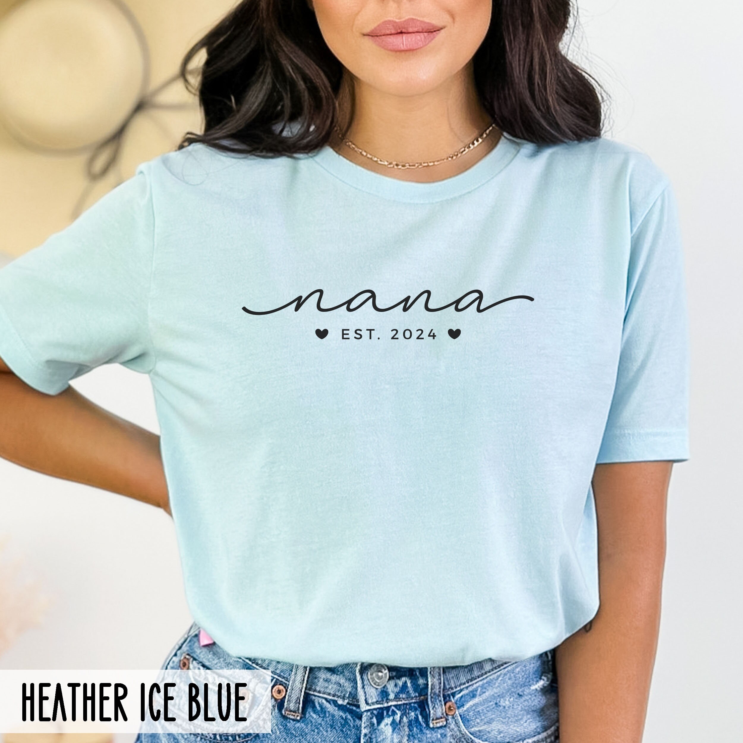 personalized nana shirt gift for grandma from grandkids best nana birthday and mothers day gift idea r481z