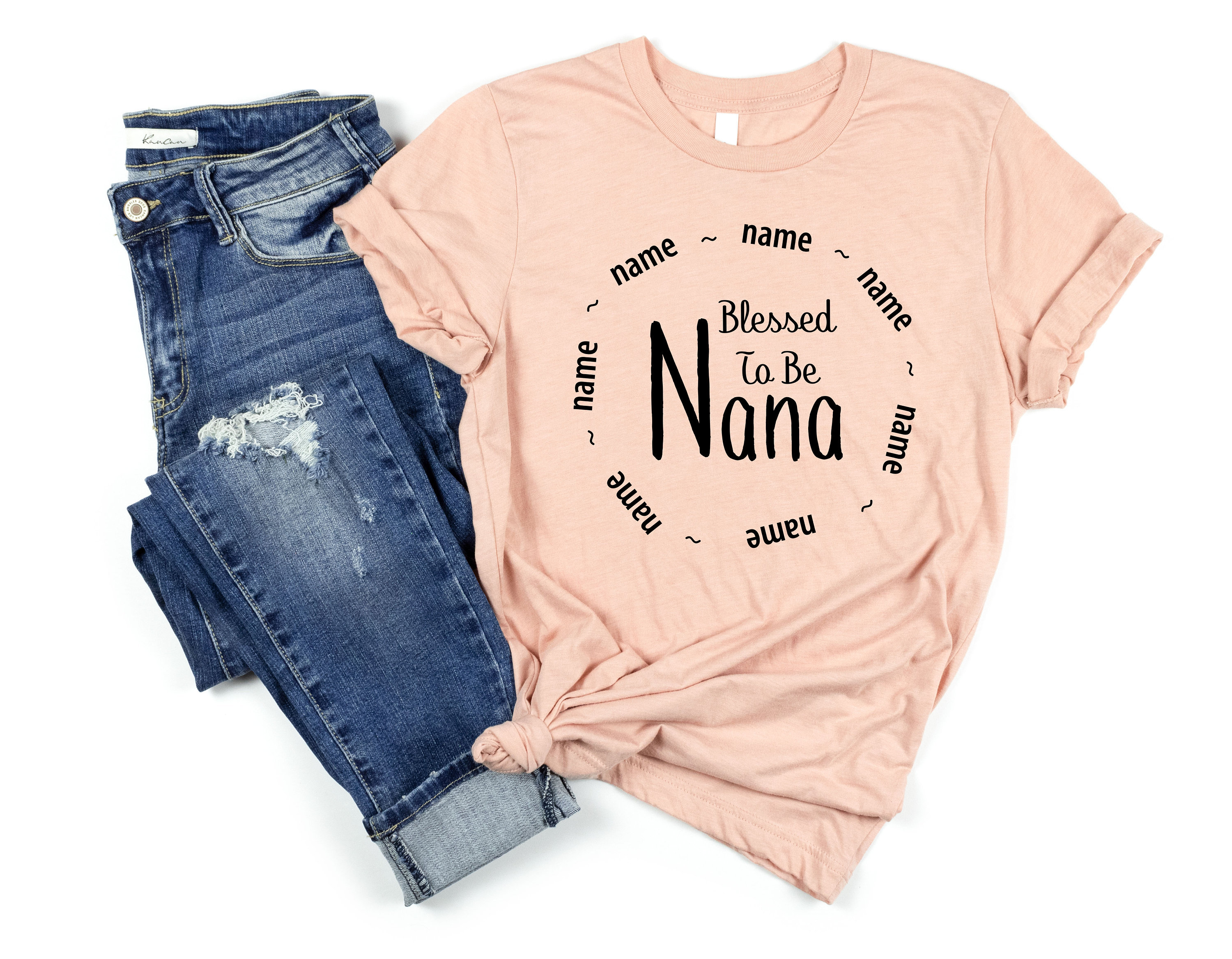 personalized nana shirt with grandkids names for mothers day unique nana t shirt gift idea for moms and grandmothers gahif scaled