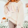 personalized nana sweatshirt with grandkids names custom grandma shirt for mothers day unique nana gift idea ru4kv