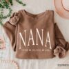 personalized nana sweatshirt with grandkids names custom mothers day shirt for grandma mimi gigi unique gift diyjv