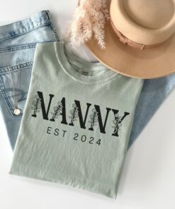 personalized nanny wildflowers shirt for grandma unique mothers day gift nana sweater perfect for christmas and special occasions d27wd