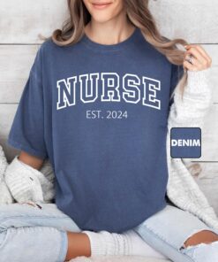 personalized nurse shirt custom nursing school t shirt rn tee for nurse appreciation and graduation gifts cuc71