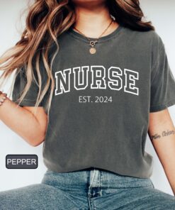 personalized nurse shirt custom nursing school t shirt rn tee for nurse appreciation and graduation gifts udj9f