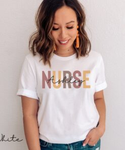 personalized nurse shirt custom rn t shirt cute nurse grad gift unique gift for registered nurses and nursing students 9frnn