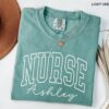 personalized nurse shirt for rn nursing students custom gift registered nurse t shirt comfort colors design 4xfxy