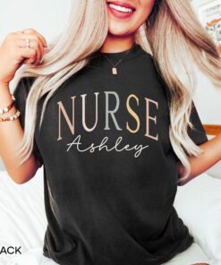 personalized nurse t shirt custom rn shirt graduation gift for nurses custom name shirt unique nurse apparel ihyce