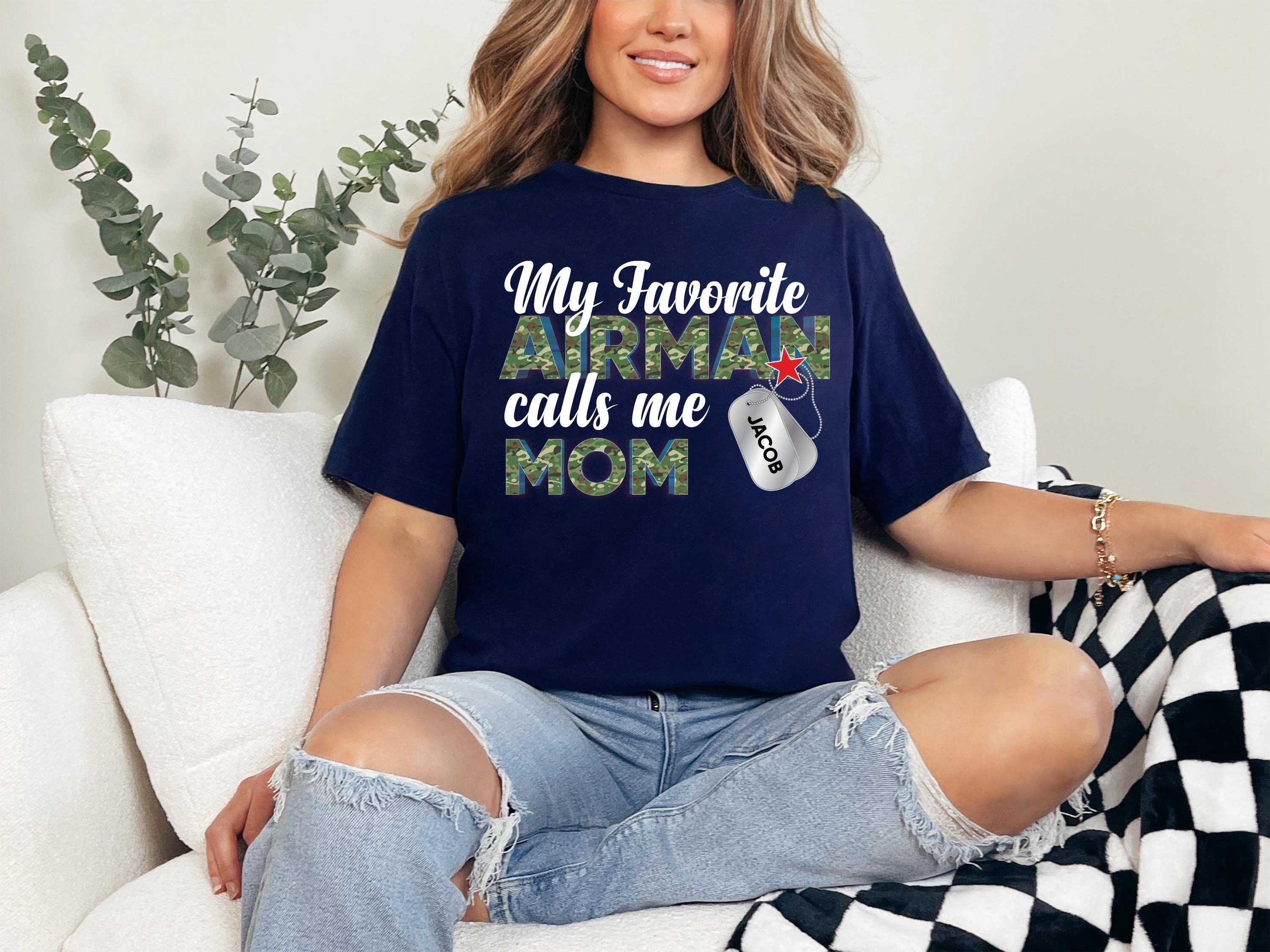 personalized proud air force mom shirt matching tee for air force family graduation and supportive military apparel ckqtf scaled