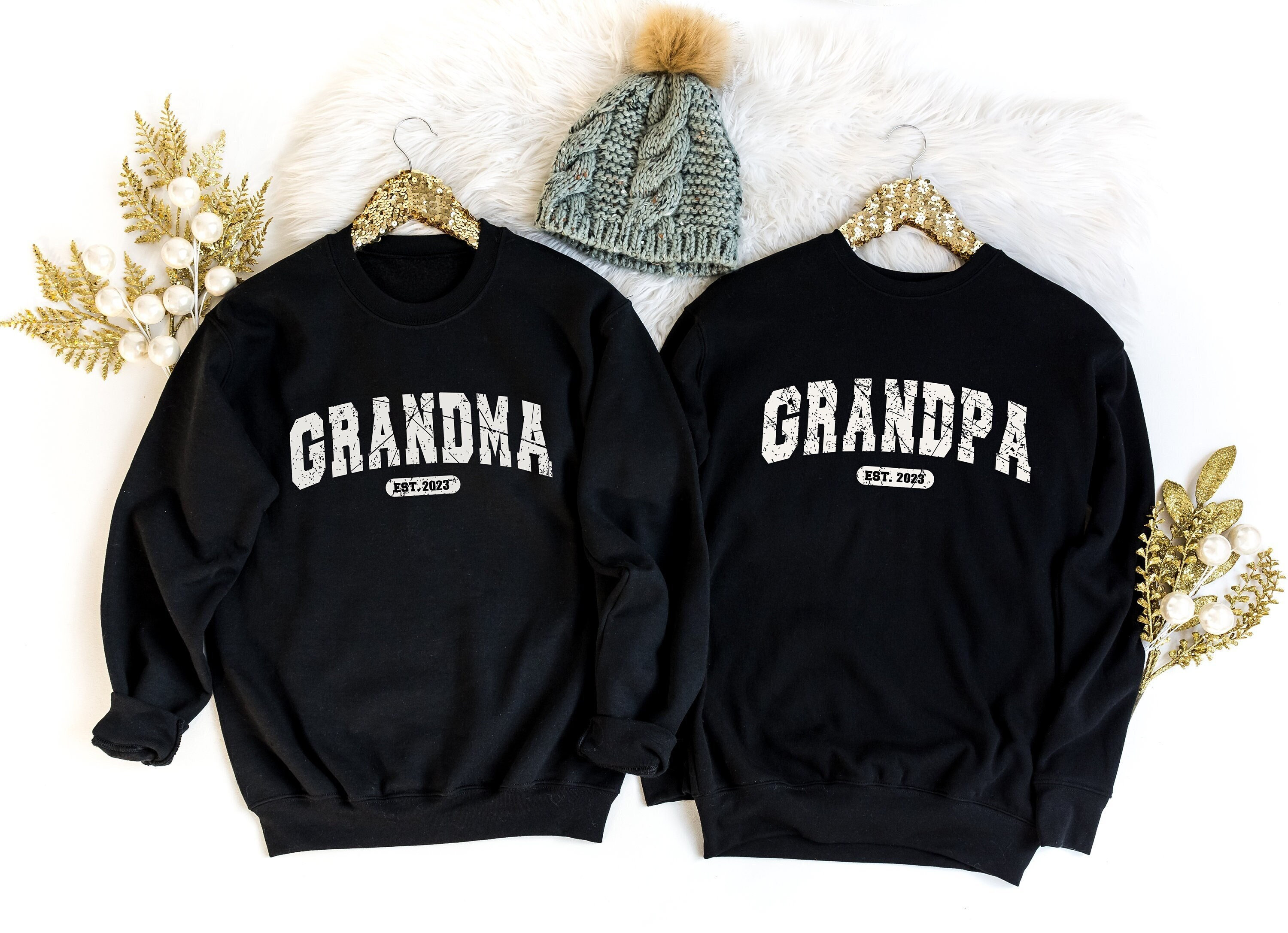 personalized retro grandma sweatshirt custom grandpa sweater cute nana t shirt unique granny gift for new grandparents a7kg1 scaled