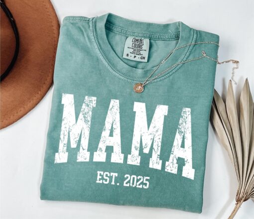 personalized retro mama shirt established year funny mom shirt mothers day gift for pregnancy announcement and birthday j7spk