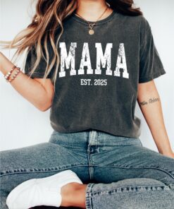 personalized retro mama shirt established year funny mom shirt mothers day gift for pregnancy announcement and birthday ltbet