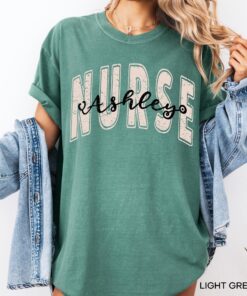 personalized retro nurse shirt custom rn t shirt for registered nurse graduation gift unique nursing apparel pd0zl