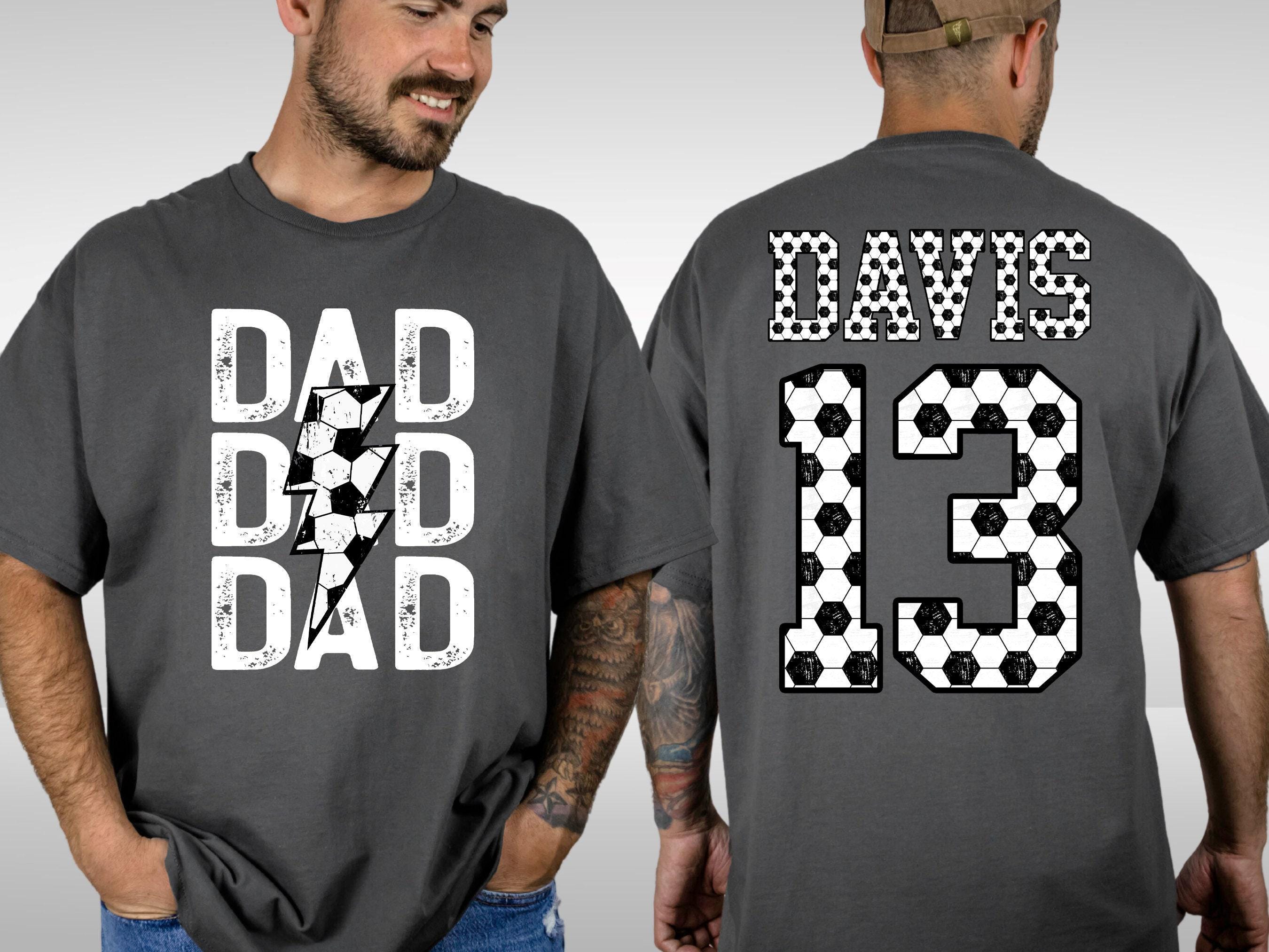 personalized soccer dad shirt for game day best dad ever gift fathers day grandpa gift soccer fan t shirt jsadi scaled