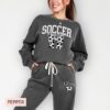 personalized soccer mom sweatshirt and sweatpants custom soccer mama shirt with kids name unique soccer mom gift vmvpm
