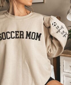 personalized soccer mom sweatshirt custom game day apparel unique soccer mama gift for moms who love soccer l0zt8