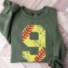 personalized softball mom sweatshirt with custom number for game day softball season shirts and gifts bgxej scaled