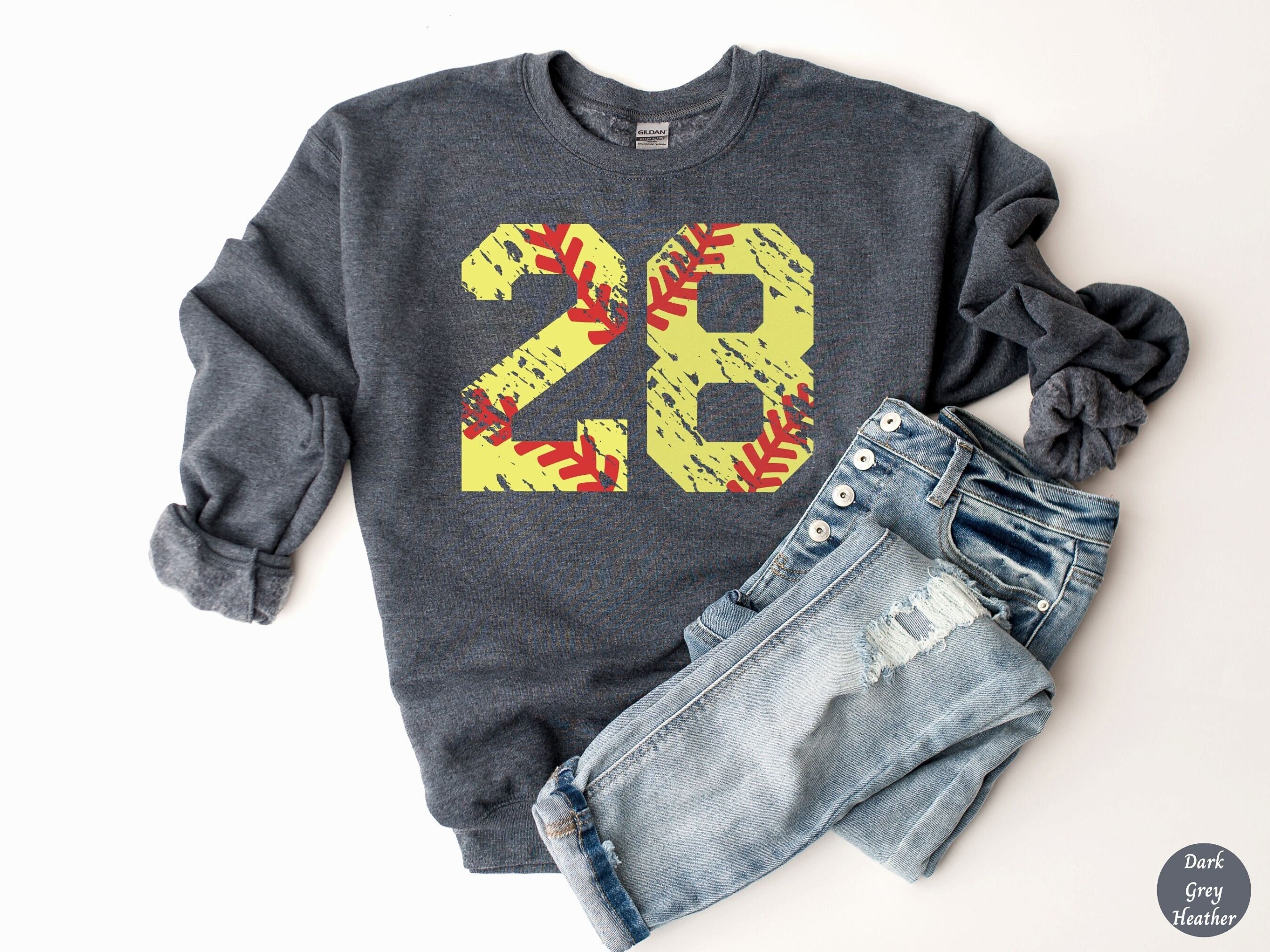 personalized softball mom sweatshirt with custom number for game day softball season shirts and unique softball gifts encxq scaled