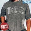 personalized uncle shirt uncle est 2024 pregnancy announcement shirt unique gift for uncle fathers day t shirt ud7lo scaled