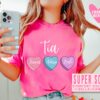 personalized valentines day tia shirt with heart candy and kids names in spanish trendy pink sweatshirt for aunt v3ubq scaled