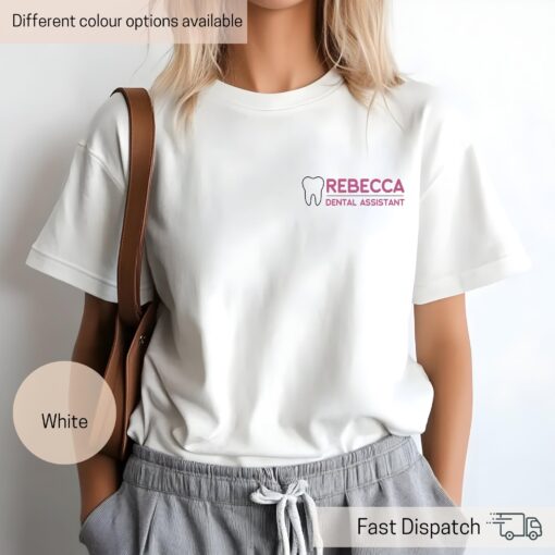 personalized veterinary assistant shirt custom vet nurse tee for dental and vet trainee professionals griqn